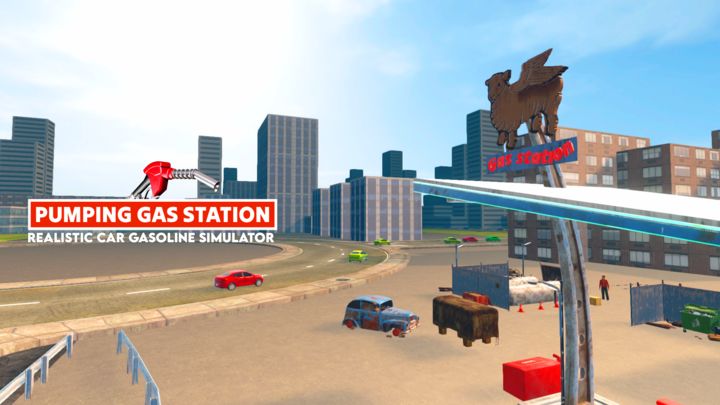 Pumping Gas Station Simulator Game Screenshot