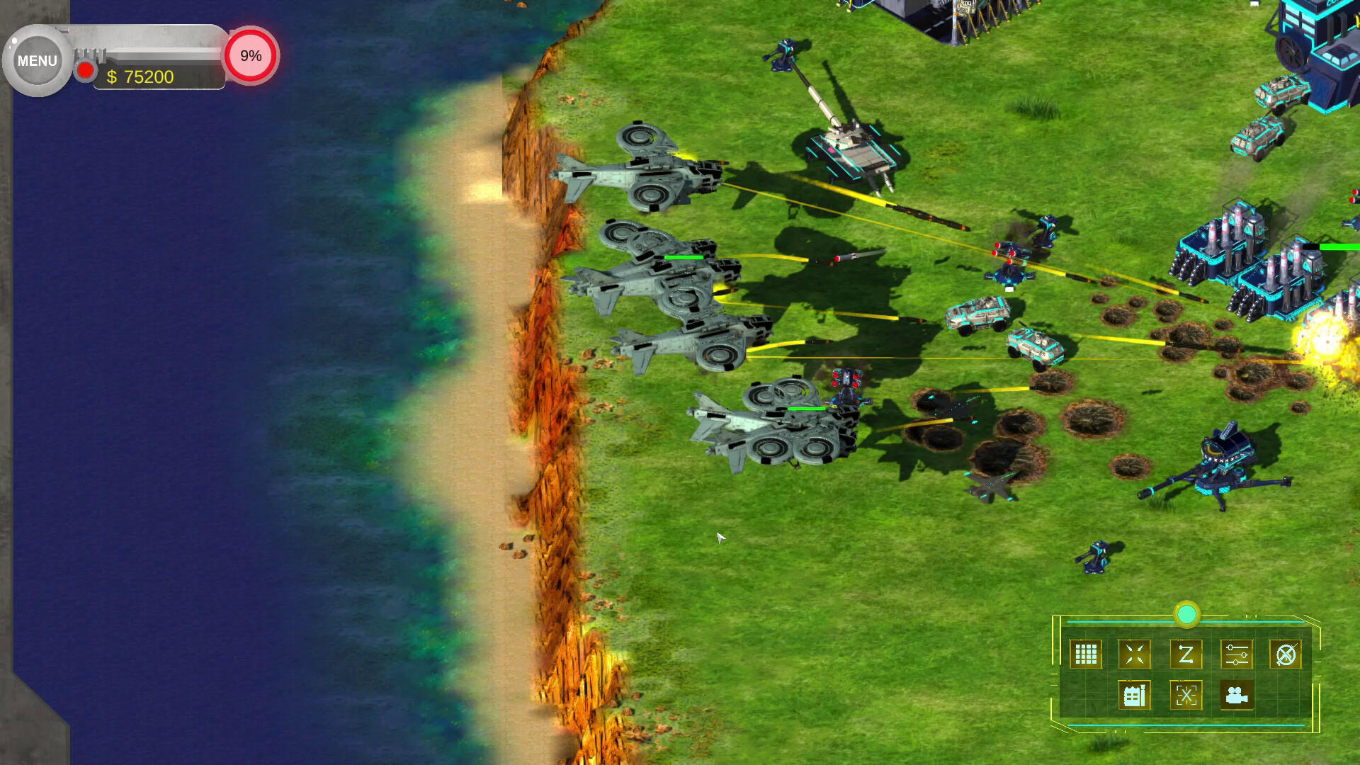 RTS Tactical Warfare screenshot game