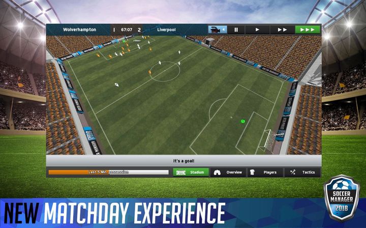 Screenshot 1 of Soccer Manager 2018 