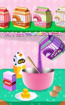 Donuts Maker Salon 게임 스크린샷