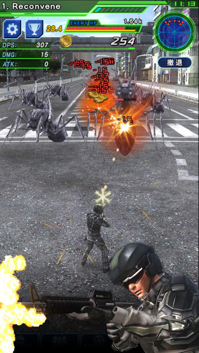 TapWars:EARTH DEFENSE FORCE4.1 Game Screenshot