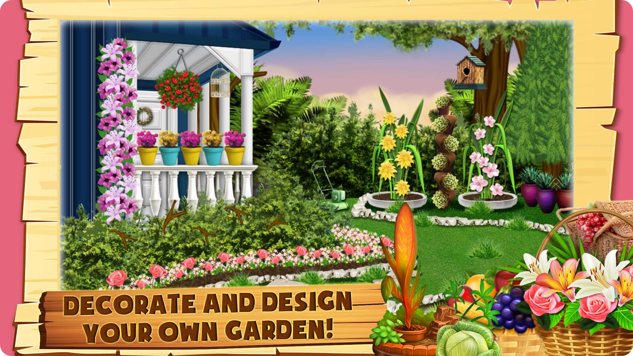 Screenshot of Garden Design Flower Decor