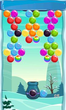 Скриншот игры Snow Winter Bubble Shooter