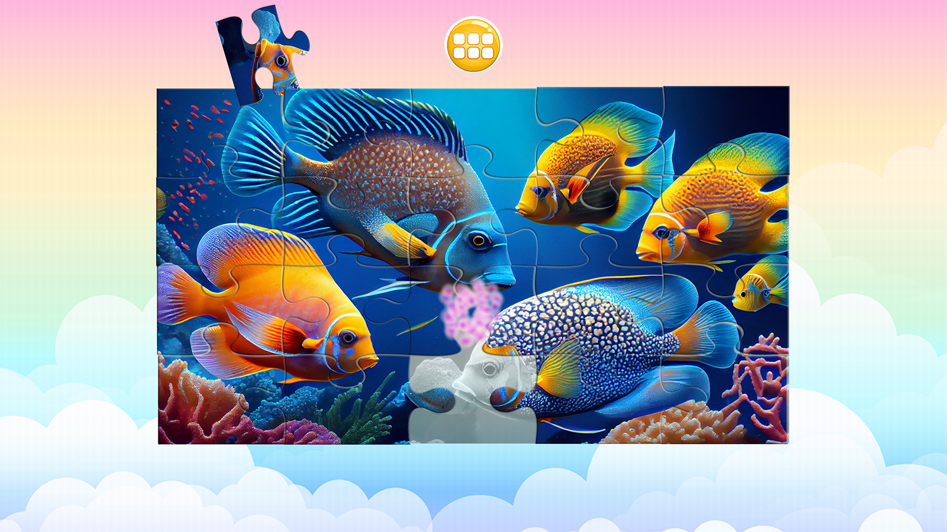 Animals jigsaw puzzle 게임 스크린샷
