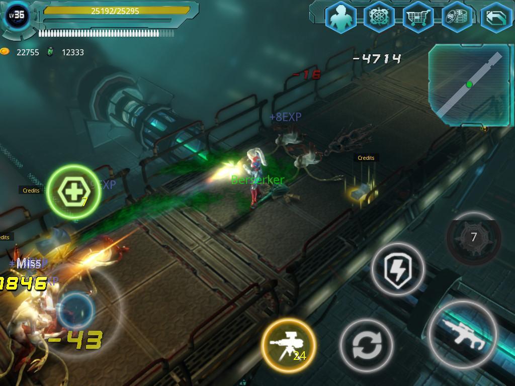 Alien Zone Raid Game Screenshot