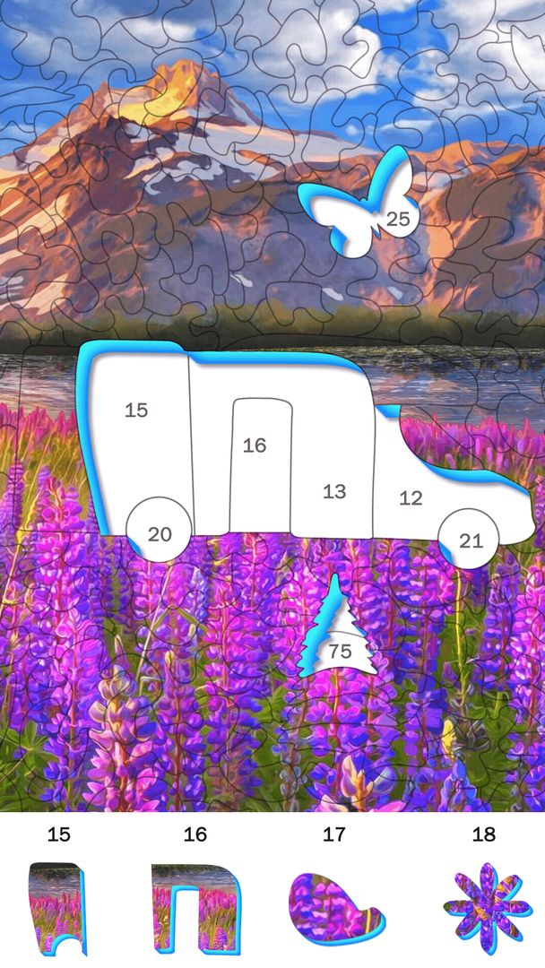 Tap Color Jigsaw screenshot game