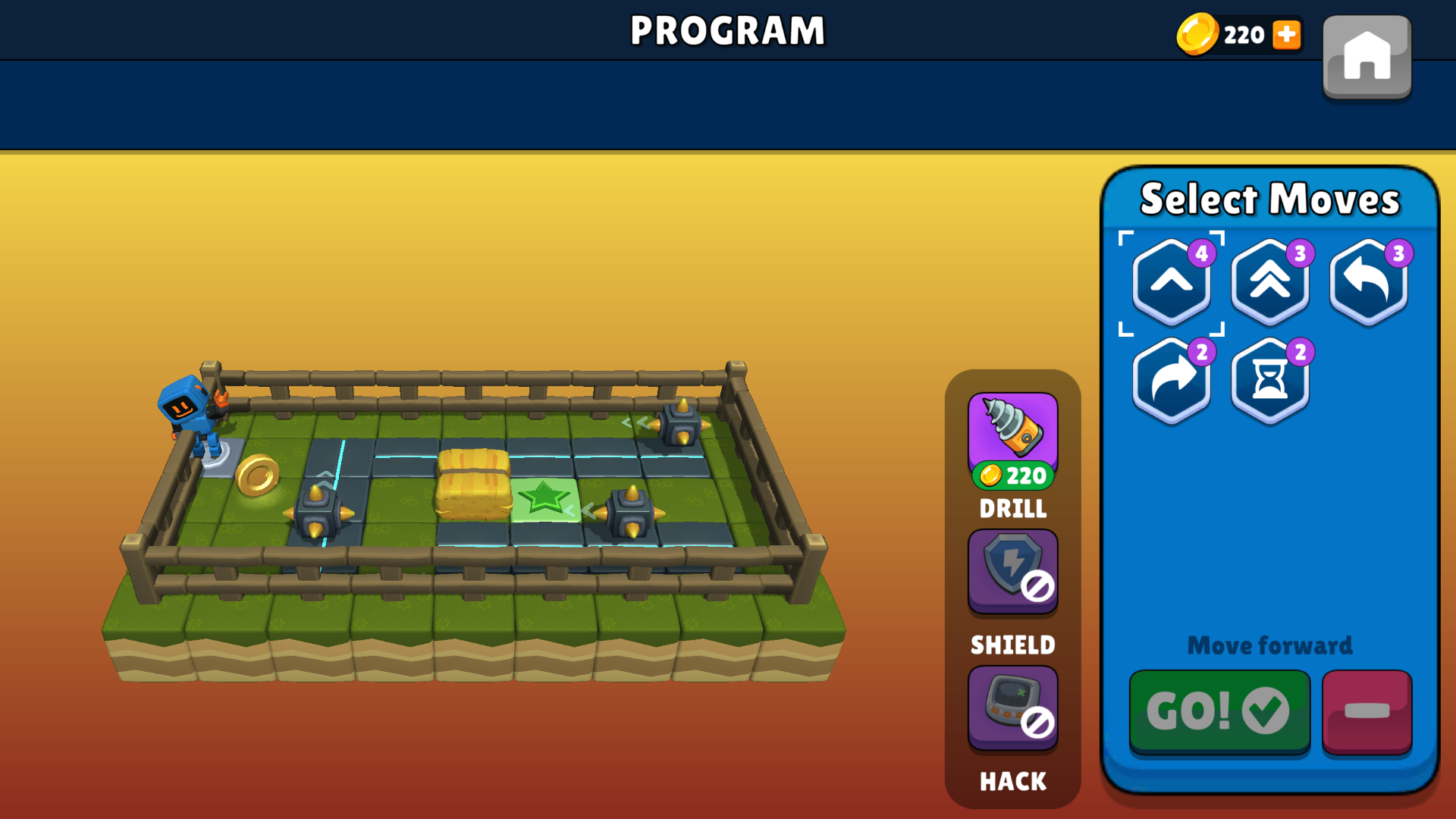 Скриншот игры Go Go Robot - Puzzle Adventure