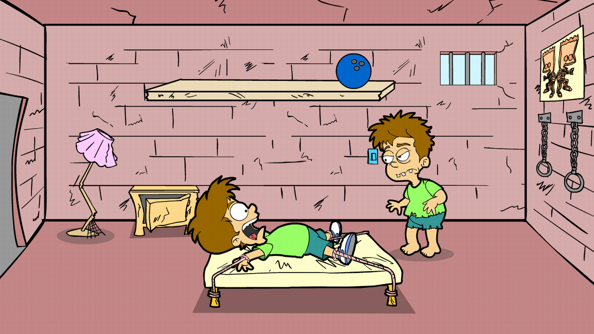 Billy Brickson Saw Trap Game Screenshot