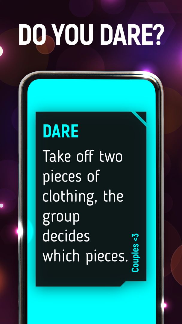 Screenshot of Truth or Dare: Dirty & Party
