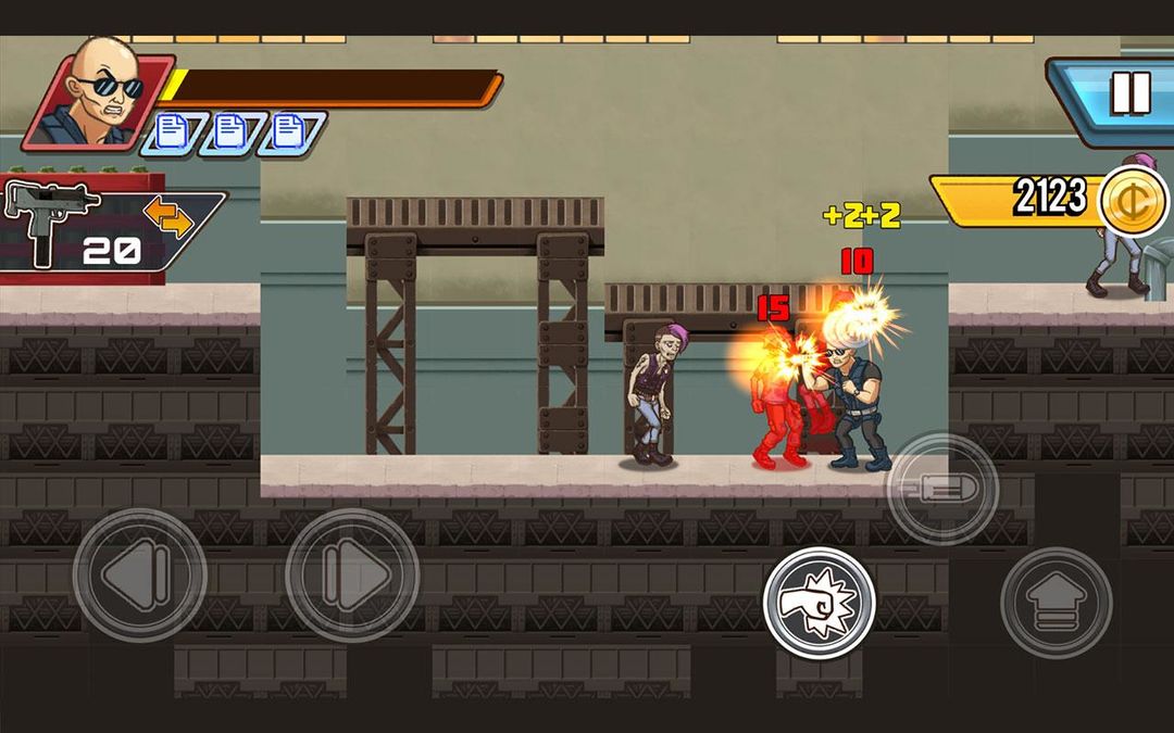 Fist of Rage: 2D Battle Platformer 게임 스크린 샷
