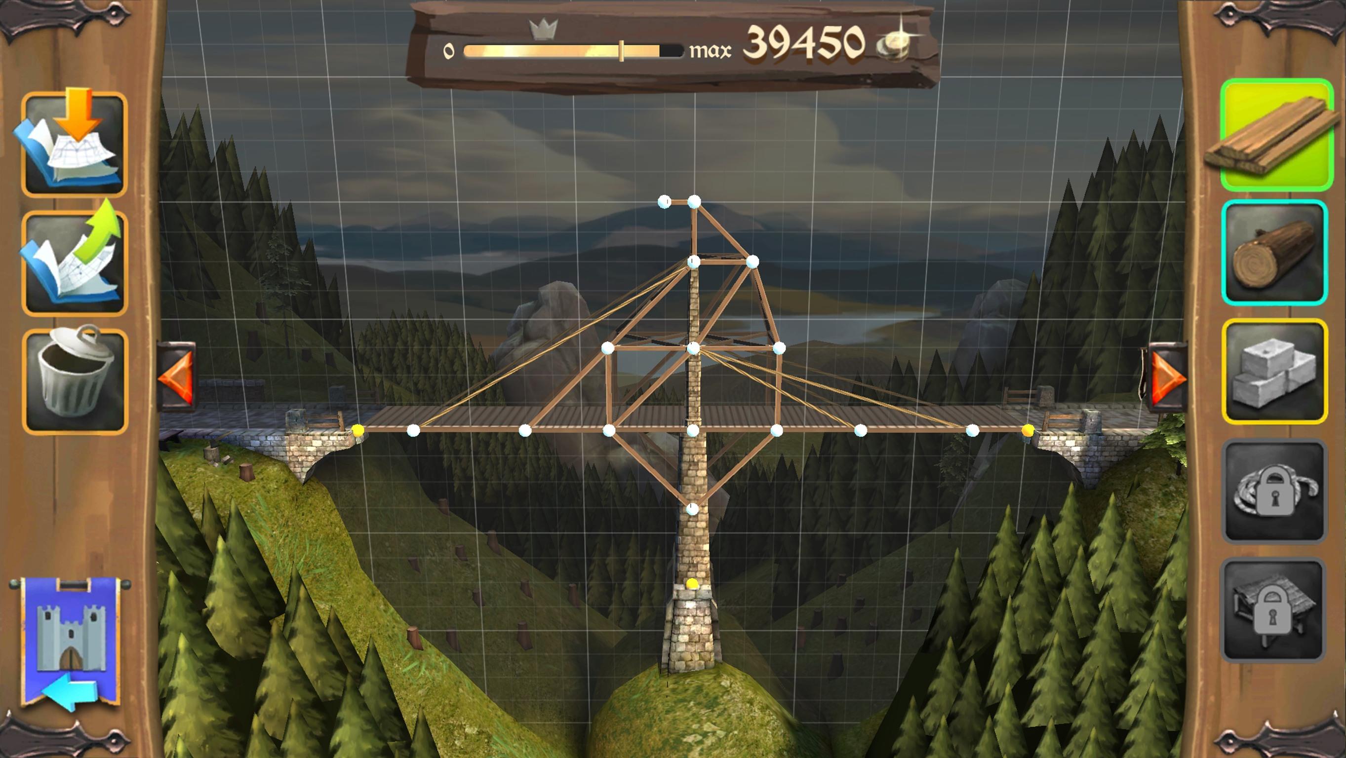 Bridge Constructor 중세편 게임 스크린샷