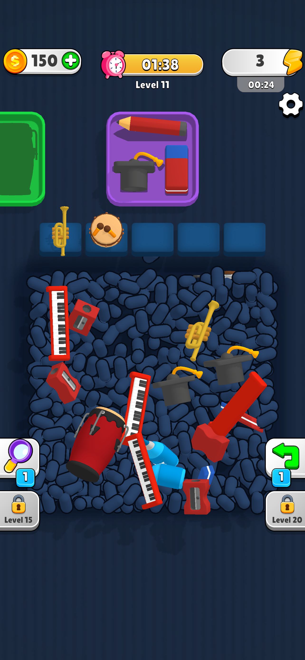 Pack Match Game Screenshot