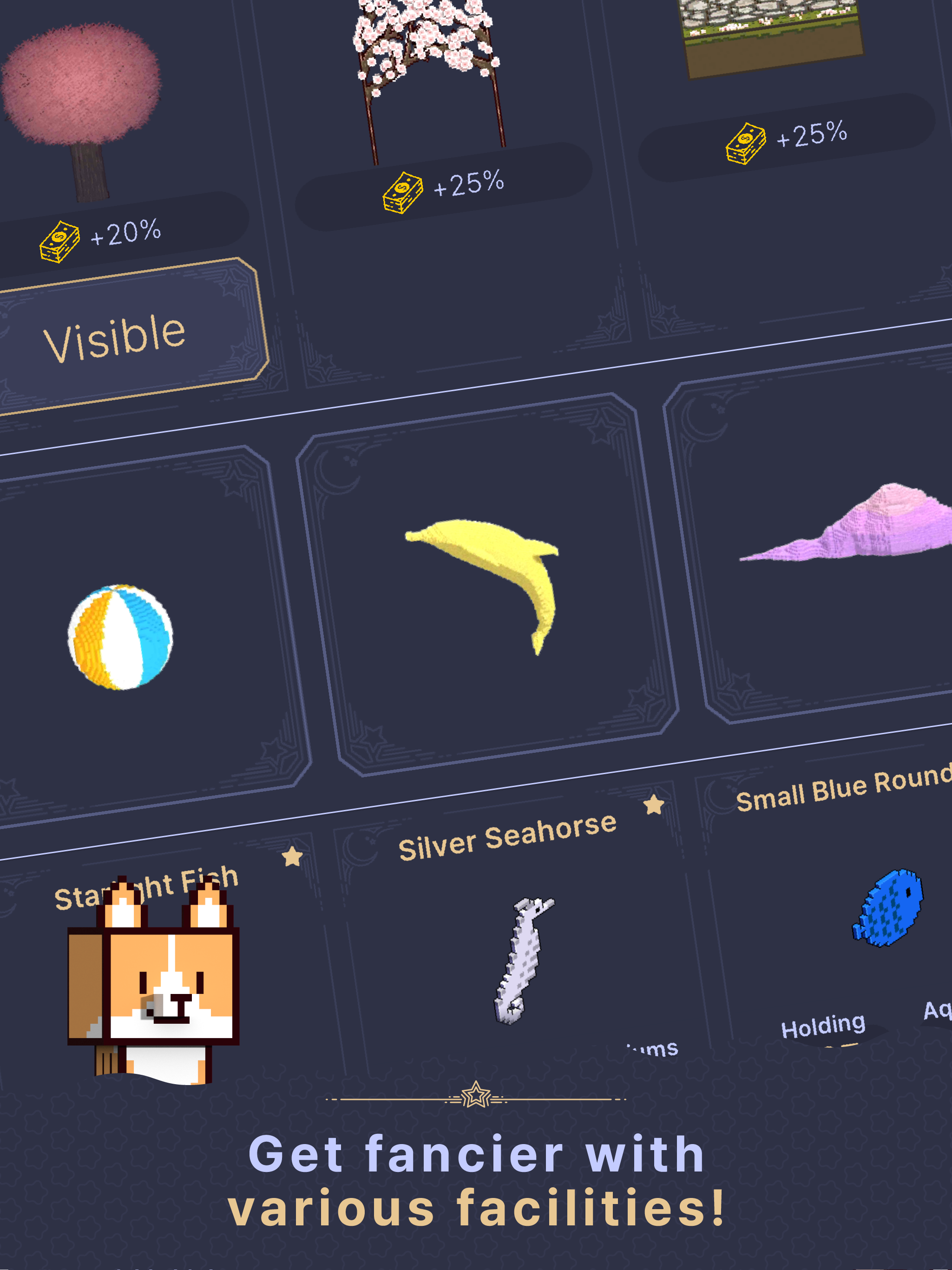 Starry Sea Tycoon Game Screenshot