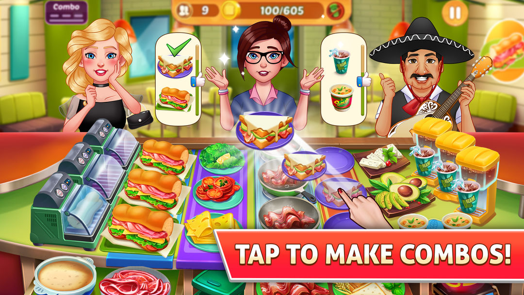 Kitchen Craze: Restaurant Game ภาพหน้าจอเกม