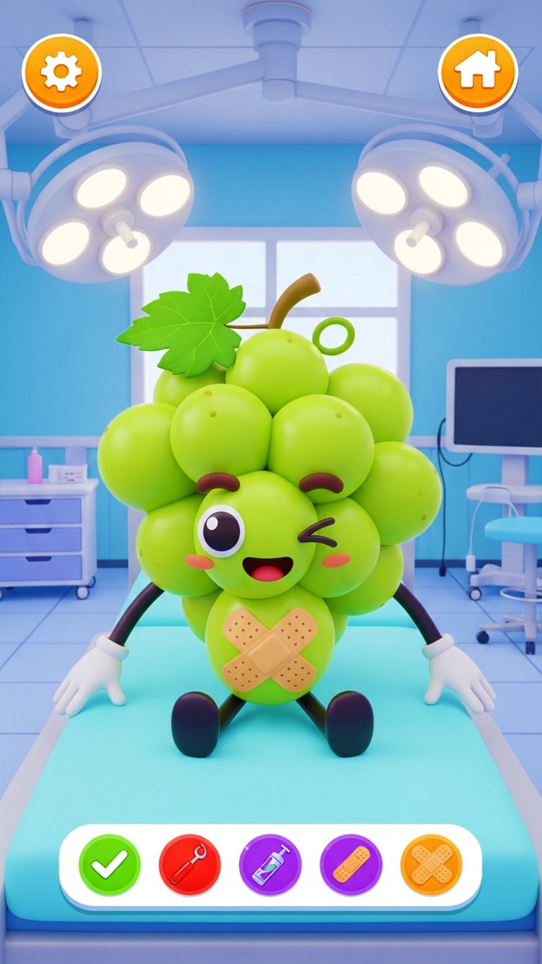 Captura de Tela do Jogo I Am Crazy Fruit Doctor
