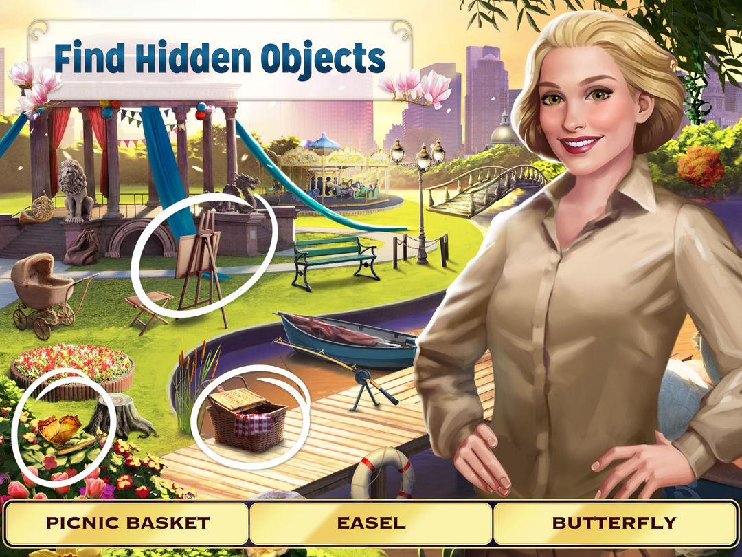 Pearl's Peril - Hidden Objects screenshot game