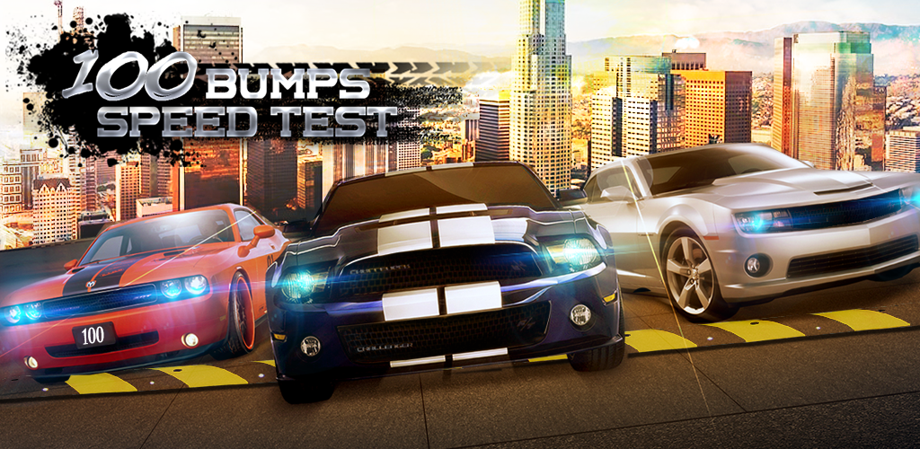 Banner of 100 Speed ​​Bump Car Test Drive: jogo de alta velocidade 1.2.1