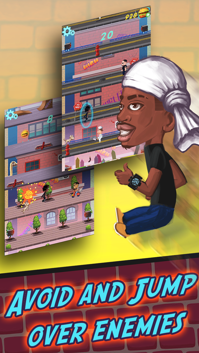 Burger Jump 게임 스크린샷