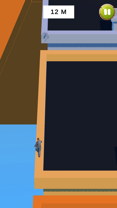 Jump Over Roof Game Screenshot