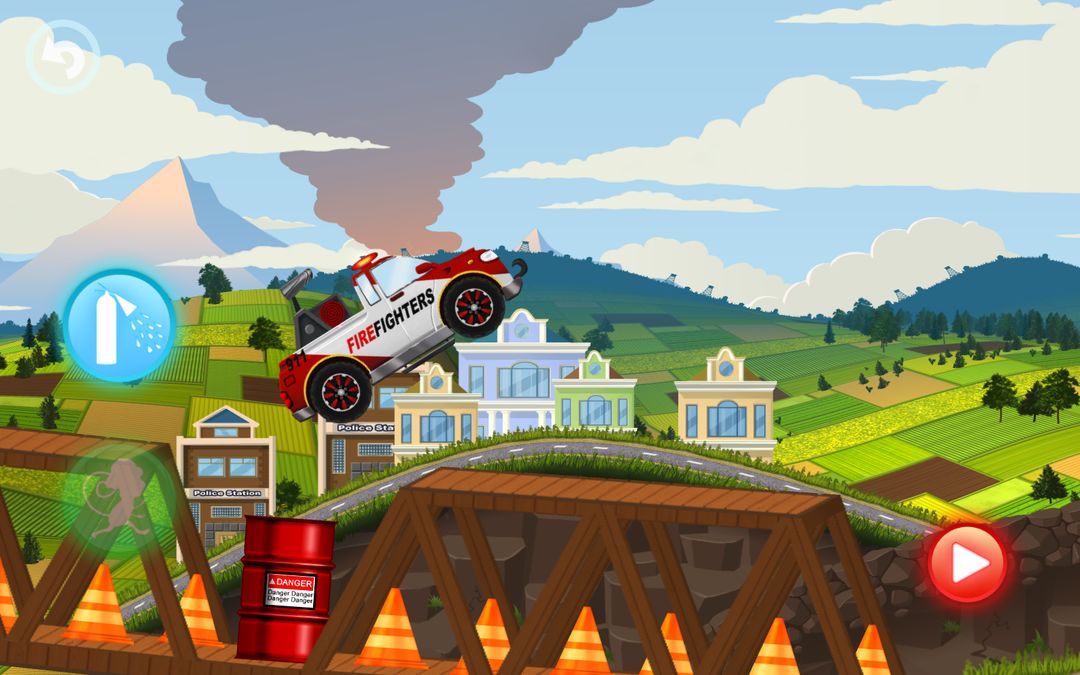 Fire Fighters Racing for Kids ภาพหน้าจอเกม