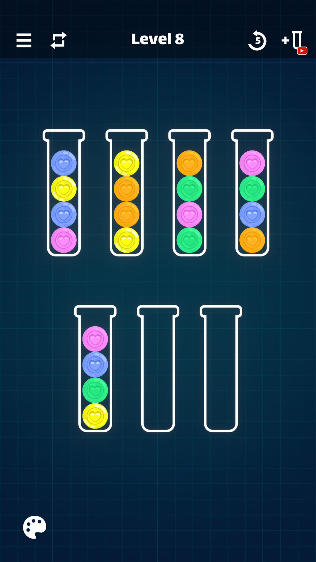 Cuplikan Layar Game Sort Balls - Puzzle