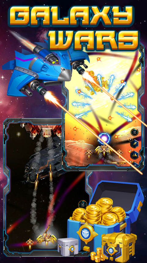Galaxy Wars: Infinity Space Attack 2019 Game Screenshot