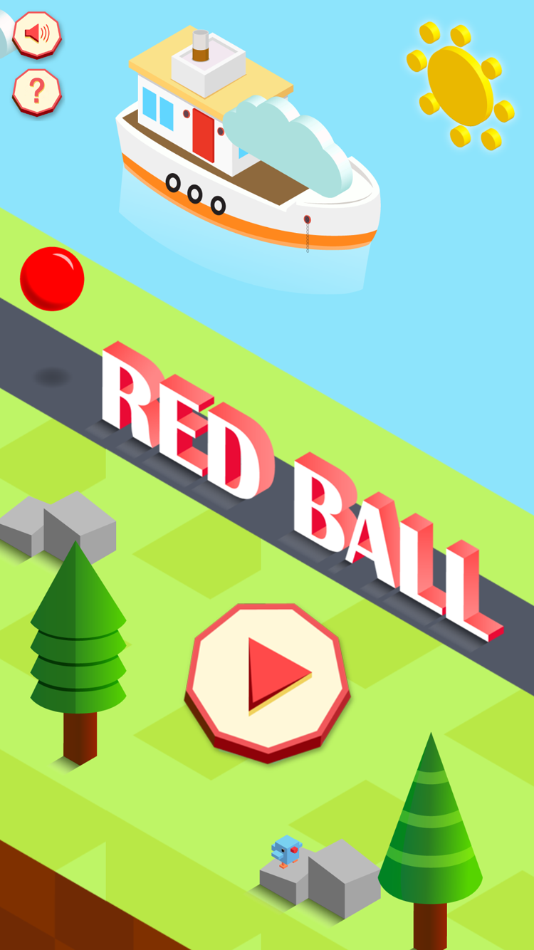 Screenshot 1 of Red Ball GO 1.0.0