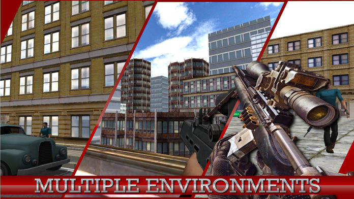 Screenshot of US Army Sniper Bravo Assassin Shooter Game