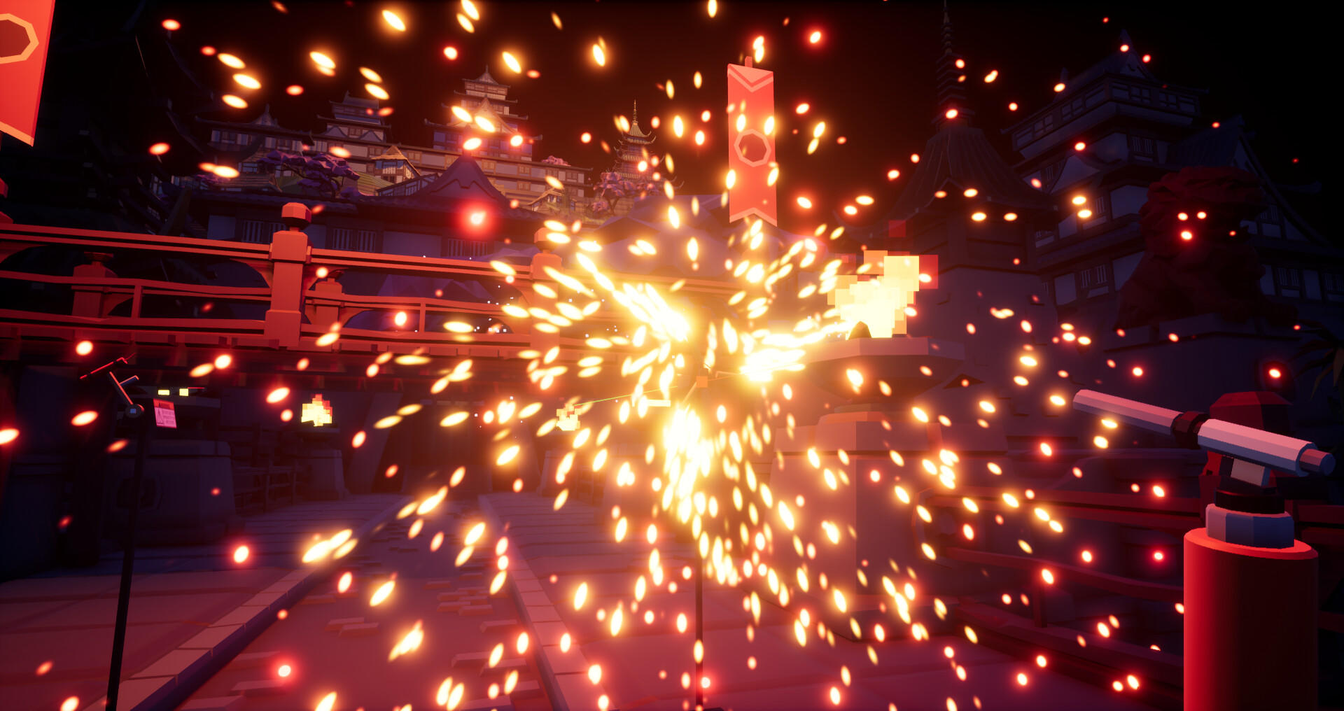 Screenshot of Fireworks Frenzy