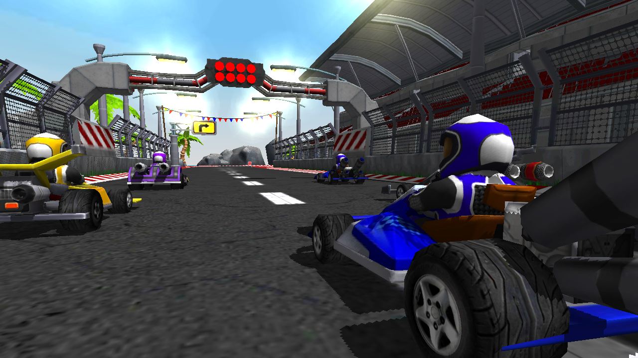 Go Kart Drive 3D Game Screenshot
