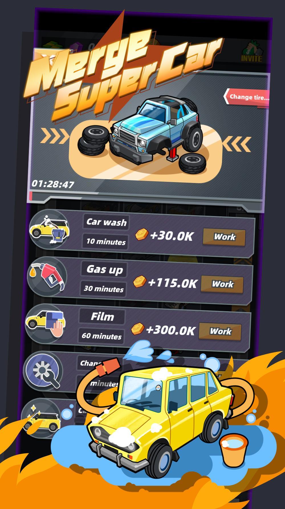 Screenshot of Merge Super Car