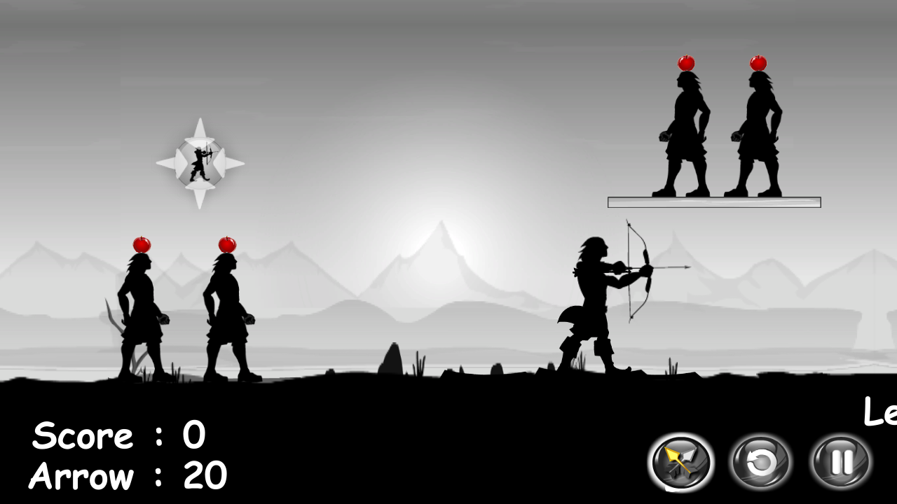 DarkMan 2 Apple Shooter Game Screenshot