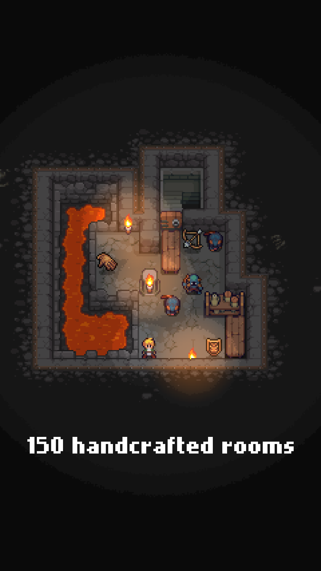 Dungeon and Puzzles - Sokoban 게임 스크린샷