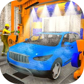Car Wash Gas Station Garage 3D