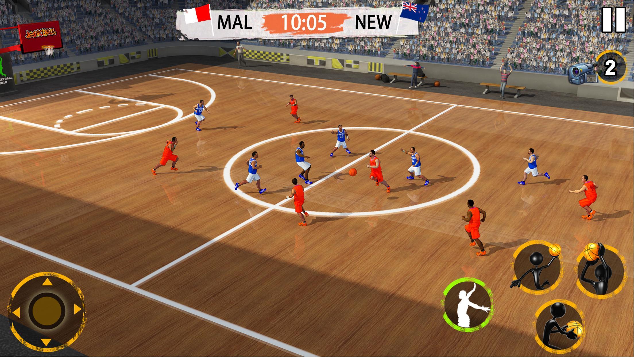 Screenshot 1 of Lendas do basquete americano: final da Copa do Mundo 2018 1.0