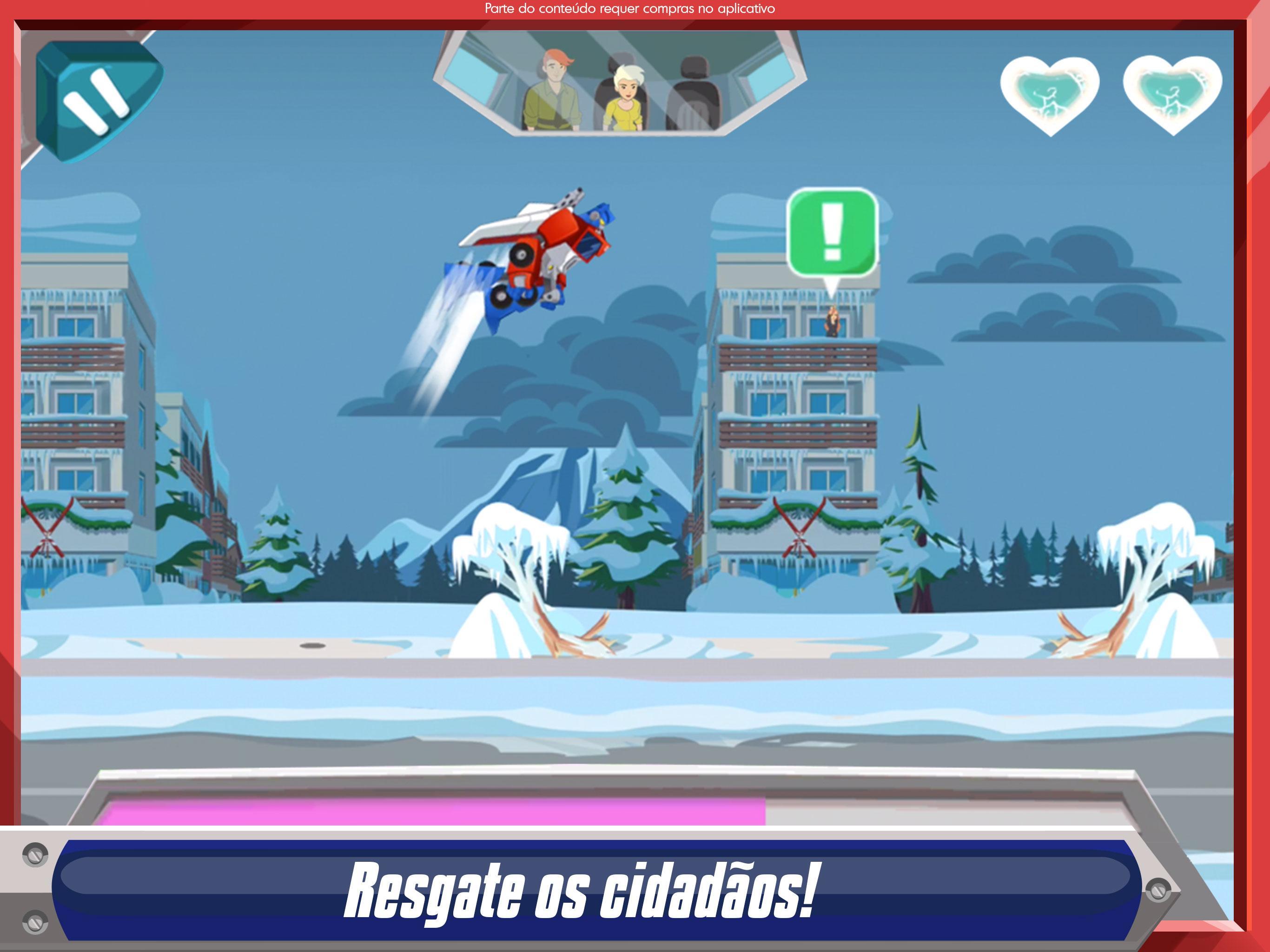 Captura de Tela do Jogo Transformers Rescue Bots: Dash