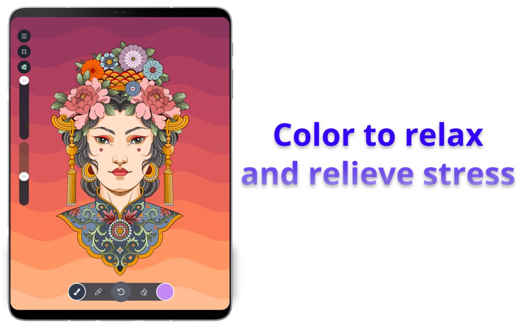 Screenshot of Coloring Game By Color Collab