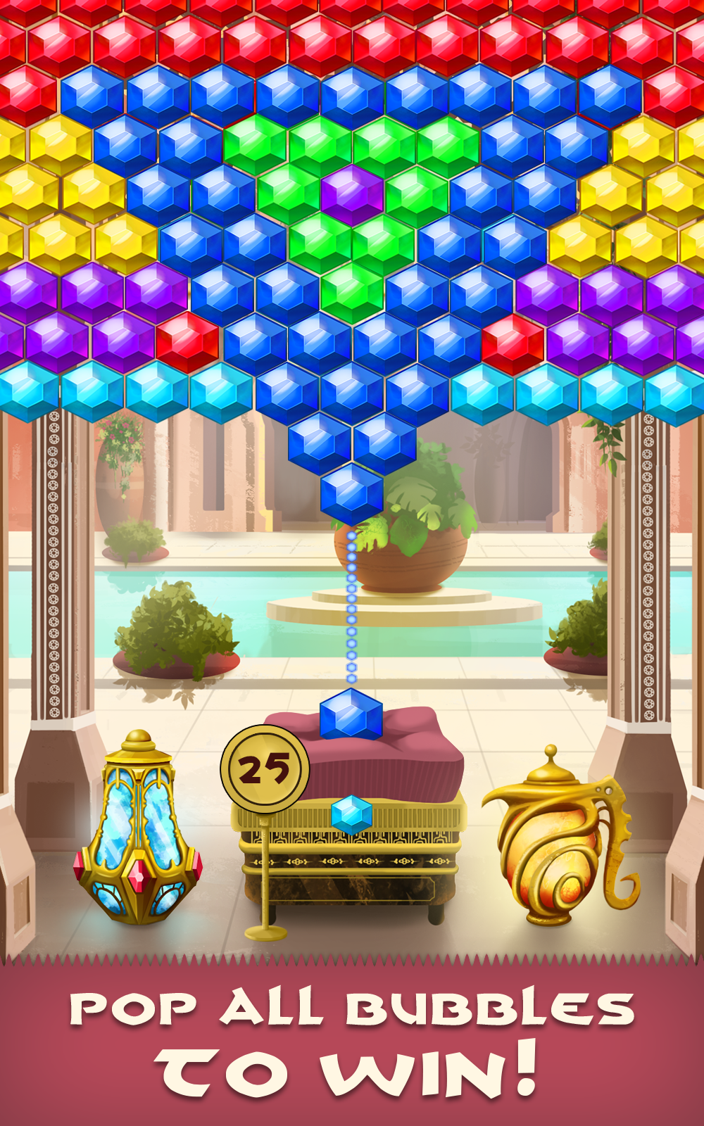Pearl Bubble Shooter Game Screenshot