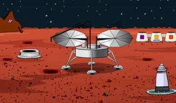 Jolly Boy Escape From Mars Game Screenshot