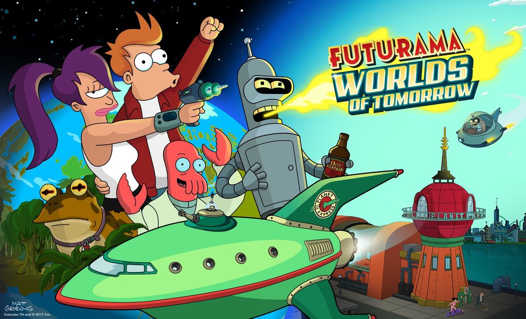 Futurama: Worlds of Tomorrow ภาพหน้าจอเกม