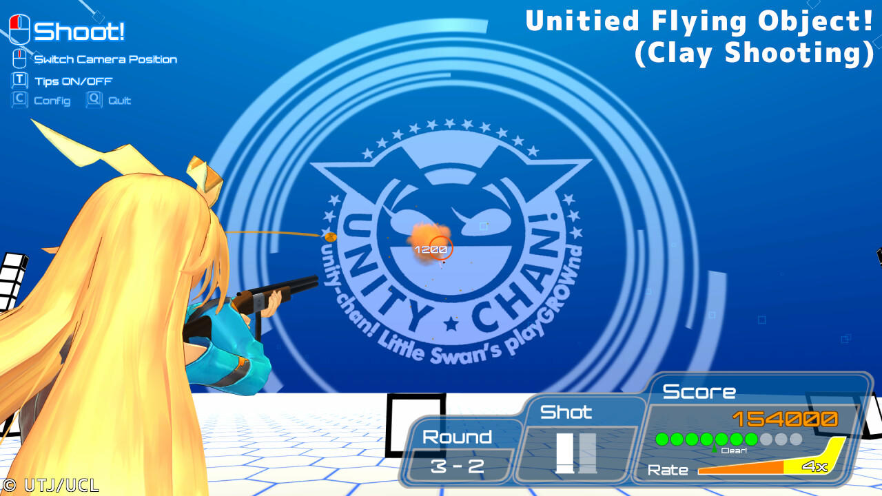 Screenshot 1 of Unity-chan the SharpShooter! 