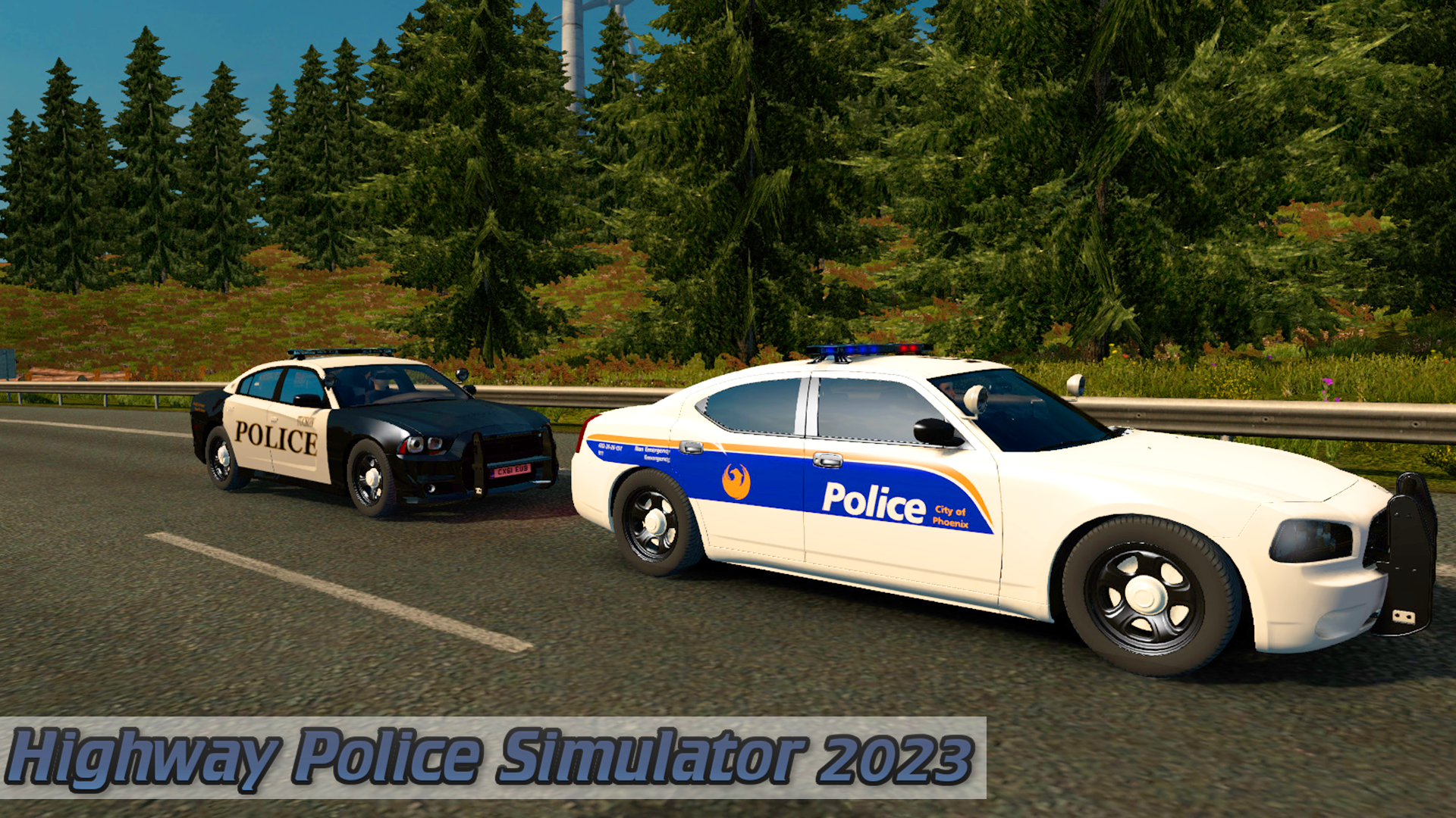 Captura de Tela do Jogo Highway Police Simulator 2023