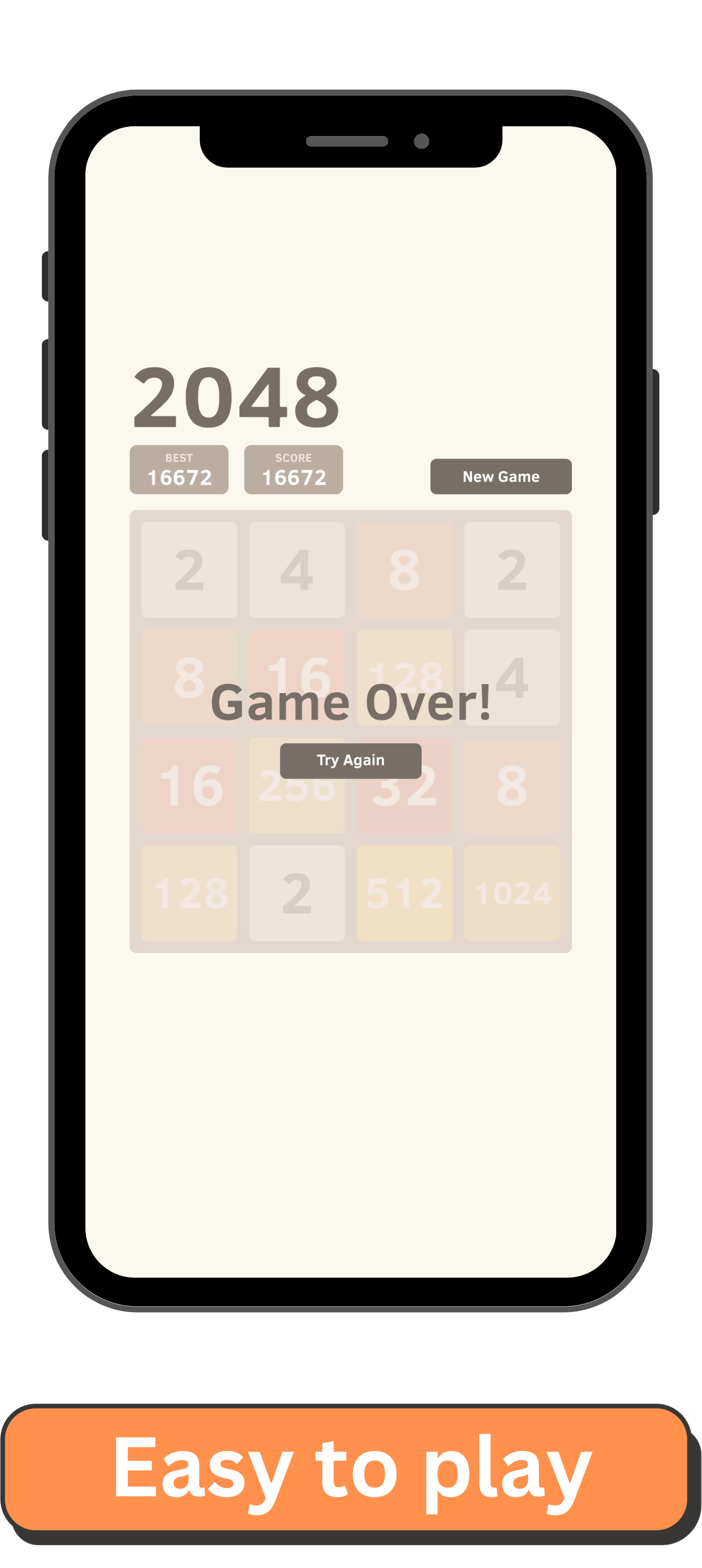 2048 simple gmae::Appstore for Android