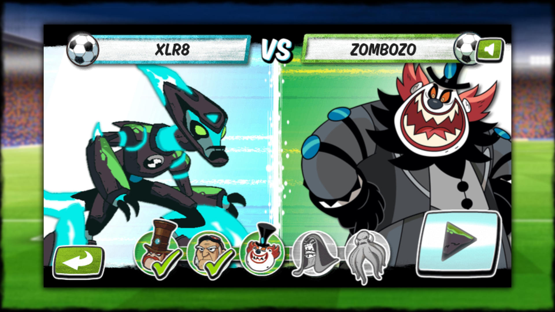 Ben and penalty world cup omni Game Screenshot
