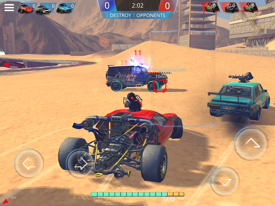 METAL MADNESS PvP: Car Shooter Game Screenshot