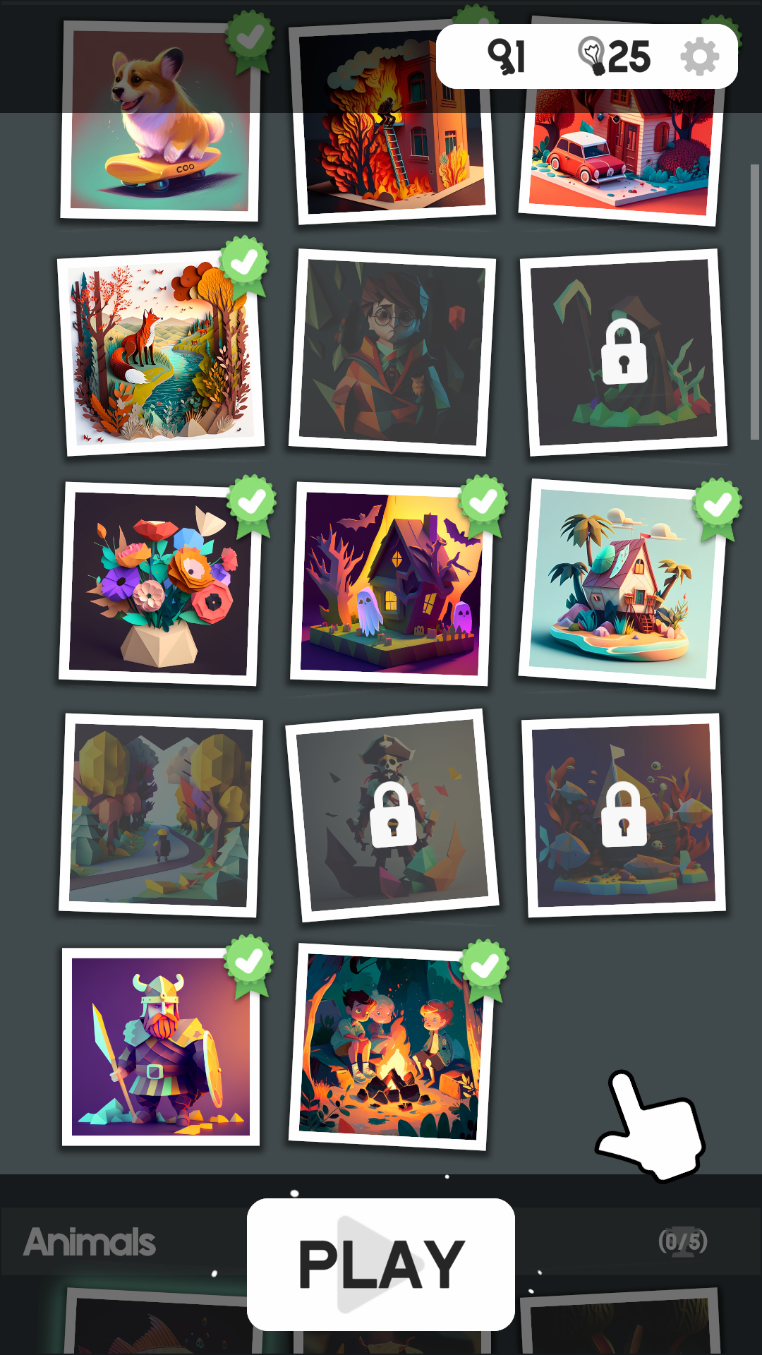 Chain of Words Game Screenshot