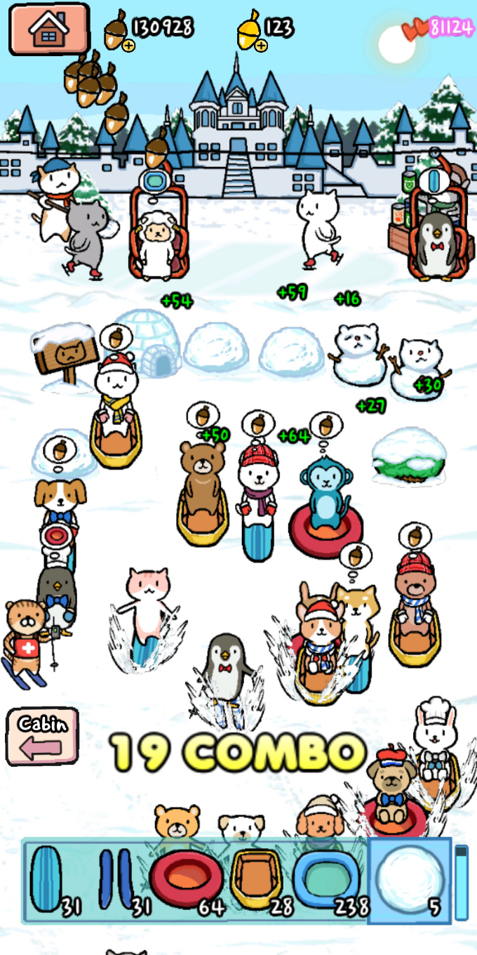 Cuplikan Layar Game Animal Ski Resort