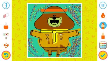 Hey Duggee Colouring Game Screenshot