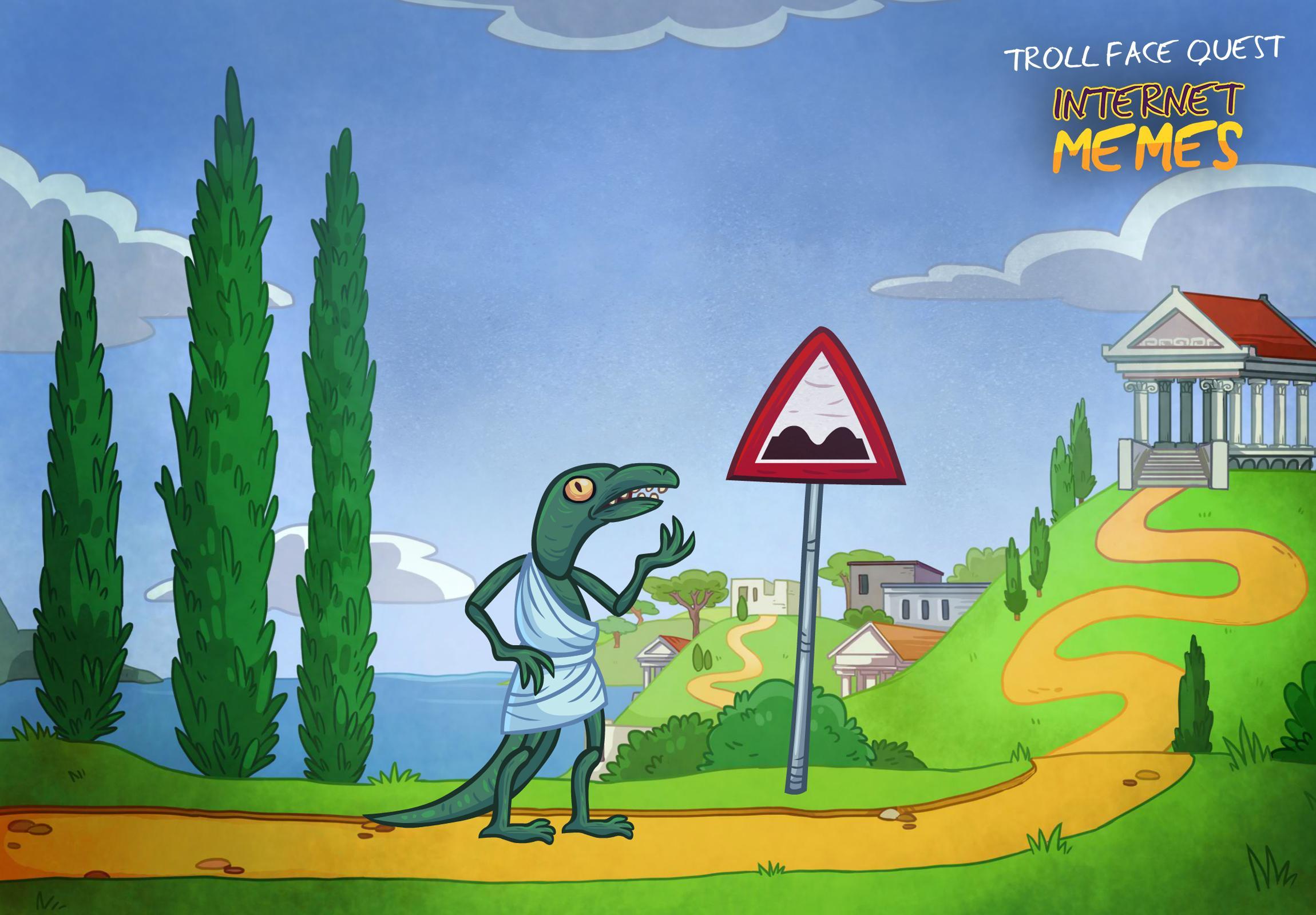 Cuplikan Layar Game Troll Face Quest Internet Meme