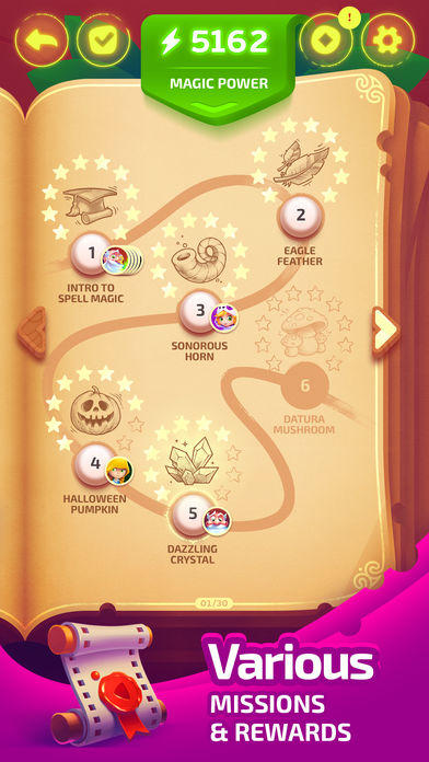 Wizard’s Words Game Screenshot